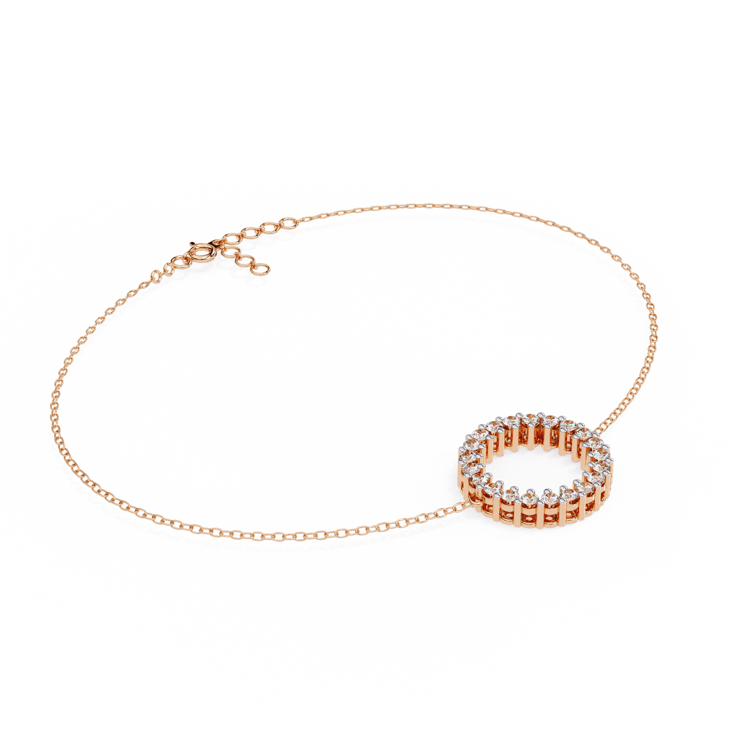 Avi - Round Diamond Motif Bracelet