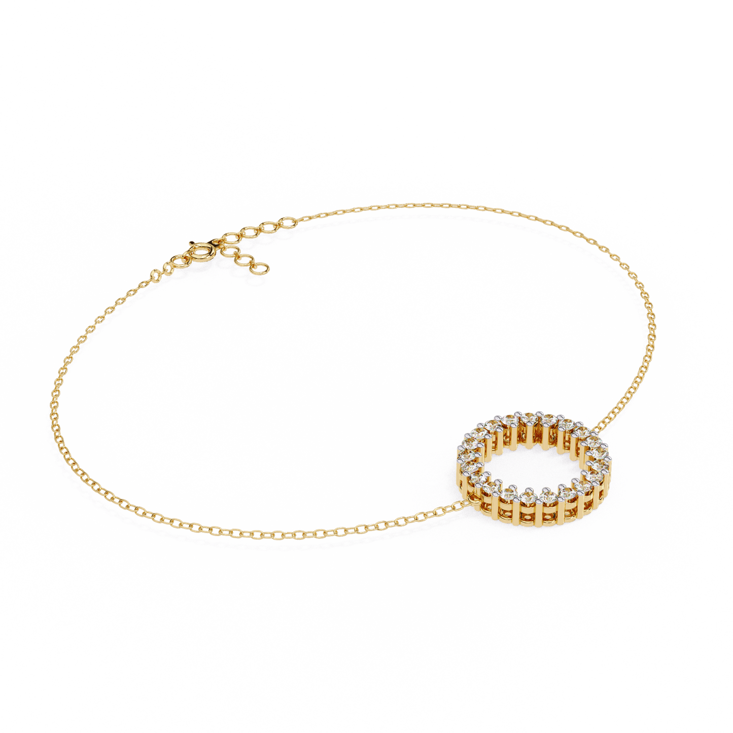 Avi - Round Diamond Motif Bracelet