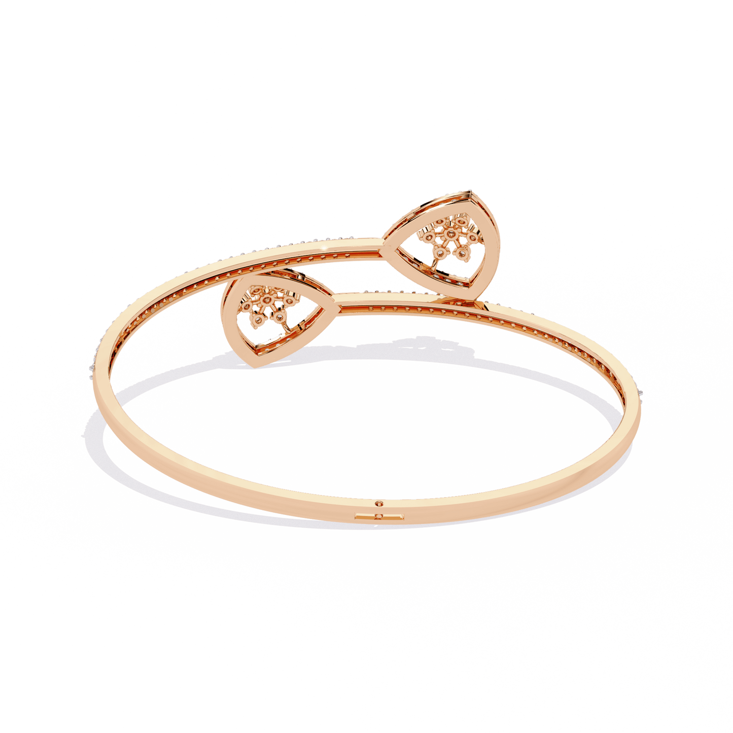 Sonya – Pavé Cluster Open Bangle