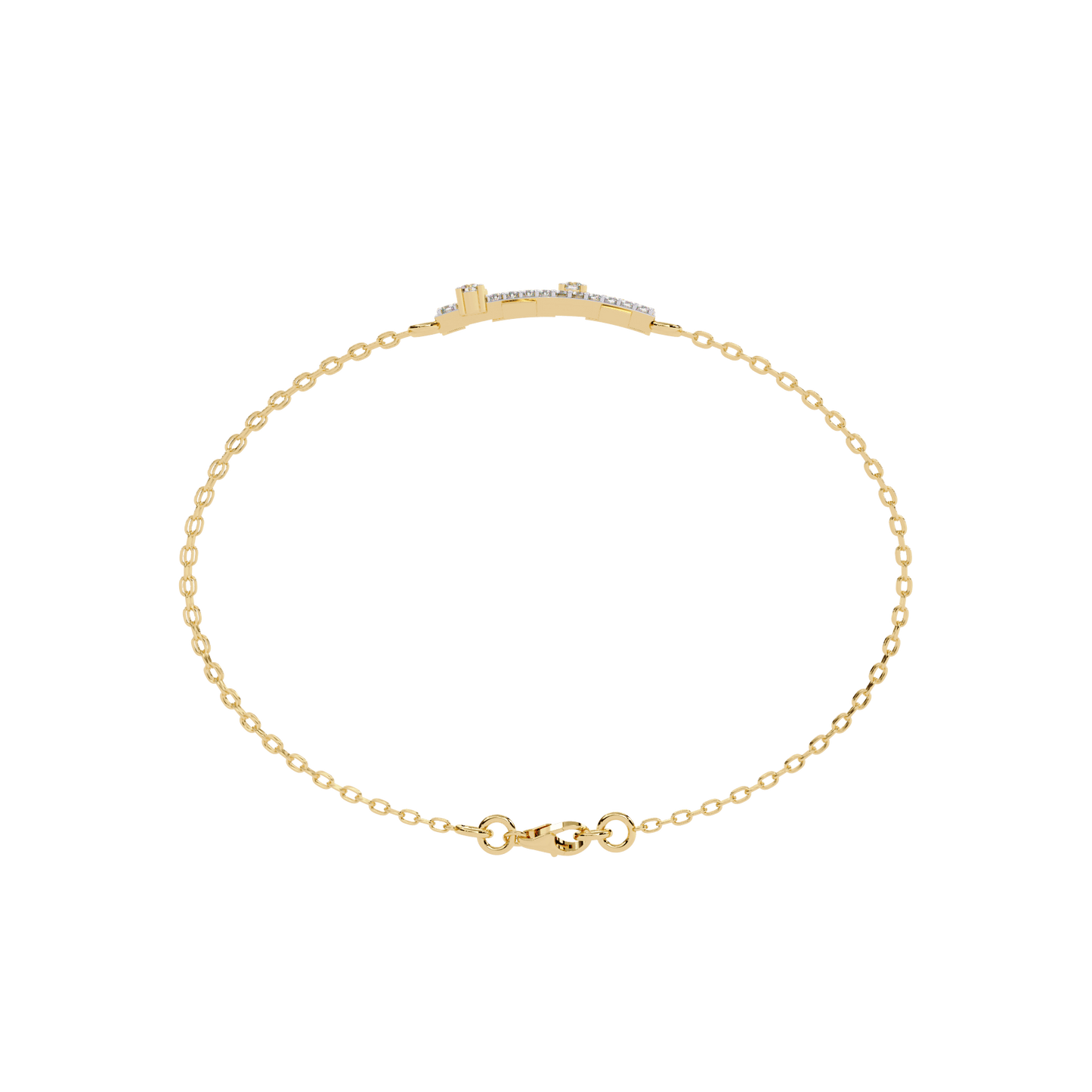 Whitney - Diamond Double Chain Bracelet