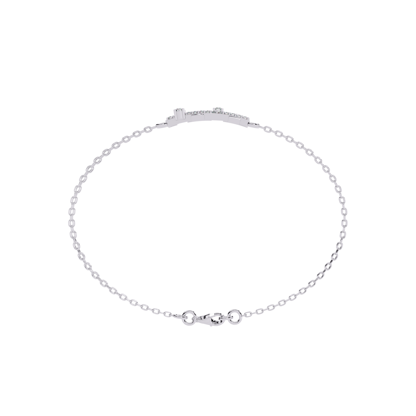 Whitney - Diamond Double Chain Bracelet