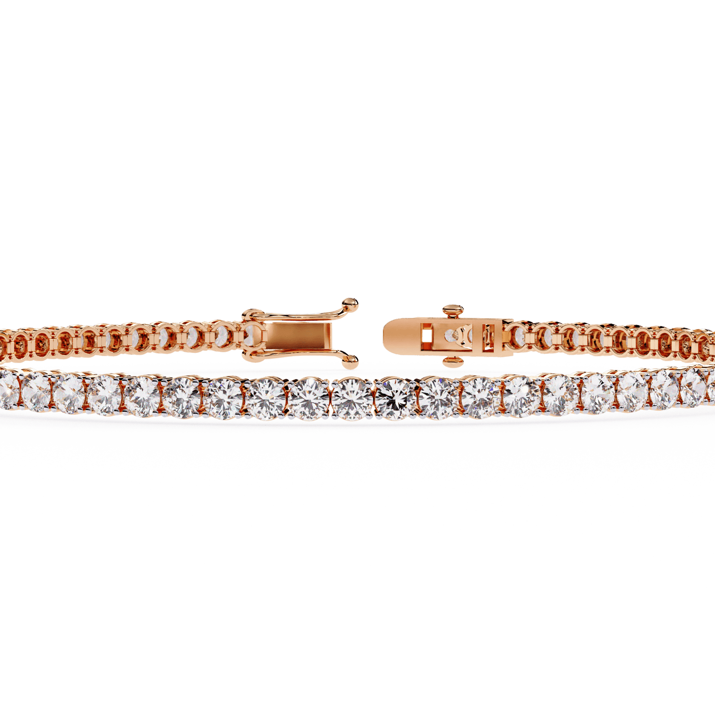 Tamara – Classic 2.5mm Round Diamond Tennis Bracelet