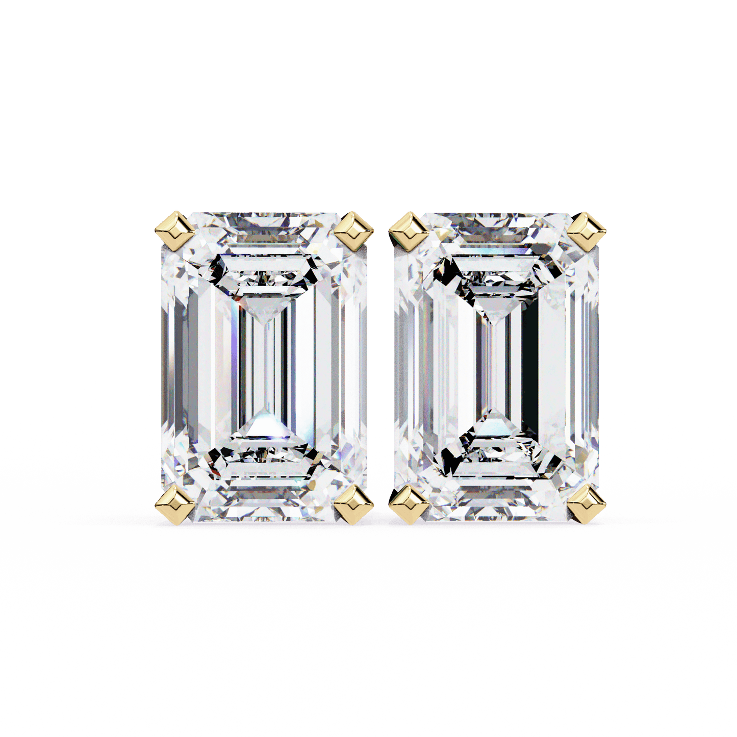 Anne- The Classic Emerald Stud