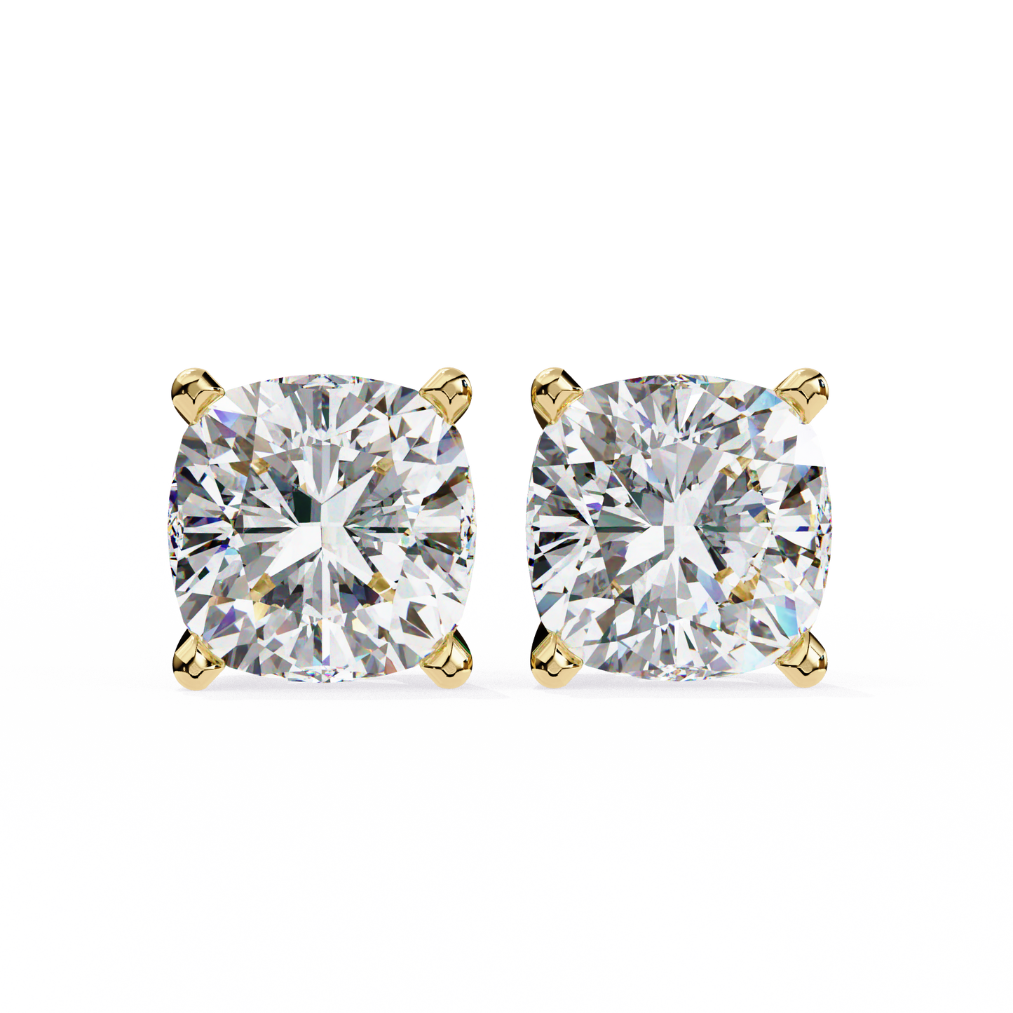 Ariel- Classic Cushion-Cut Studs