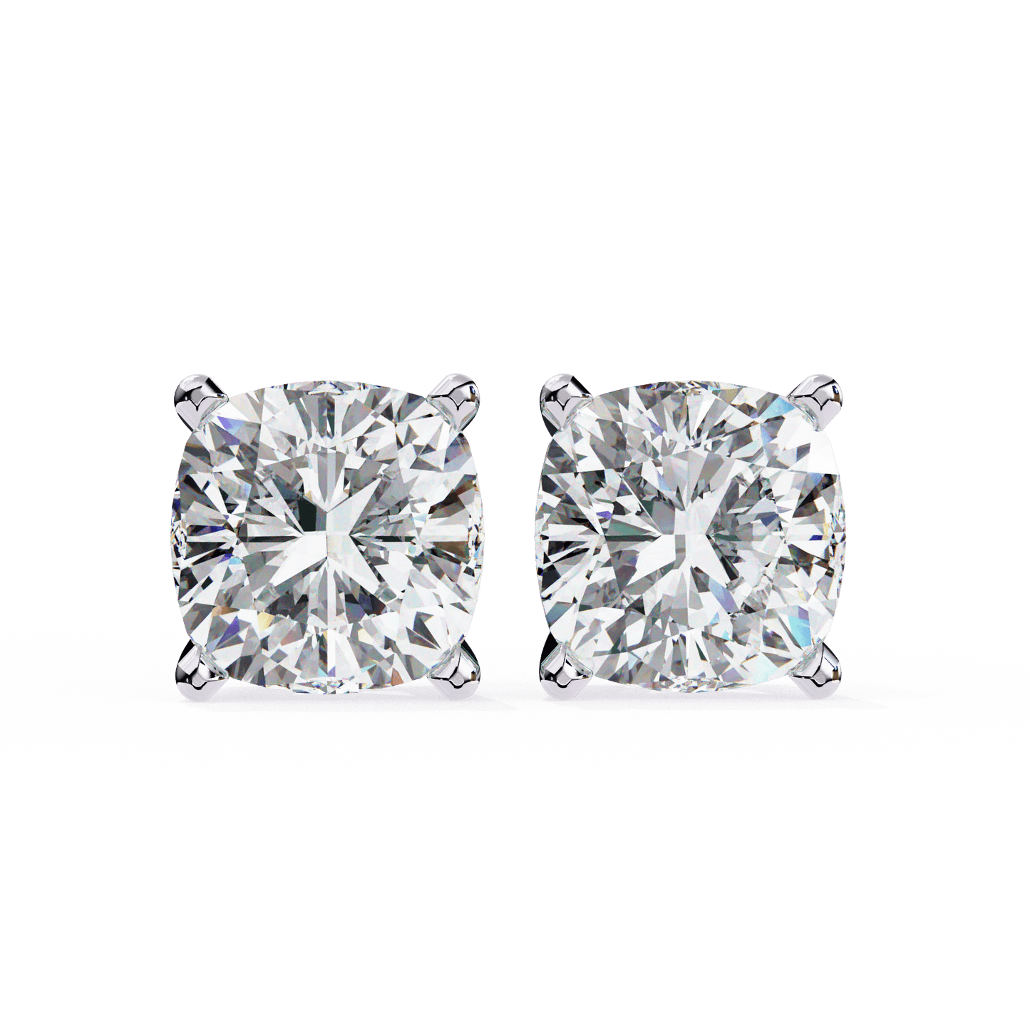 Ariel- Classic Cushion-Cut Studs