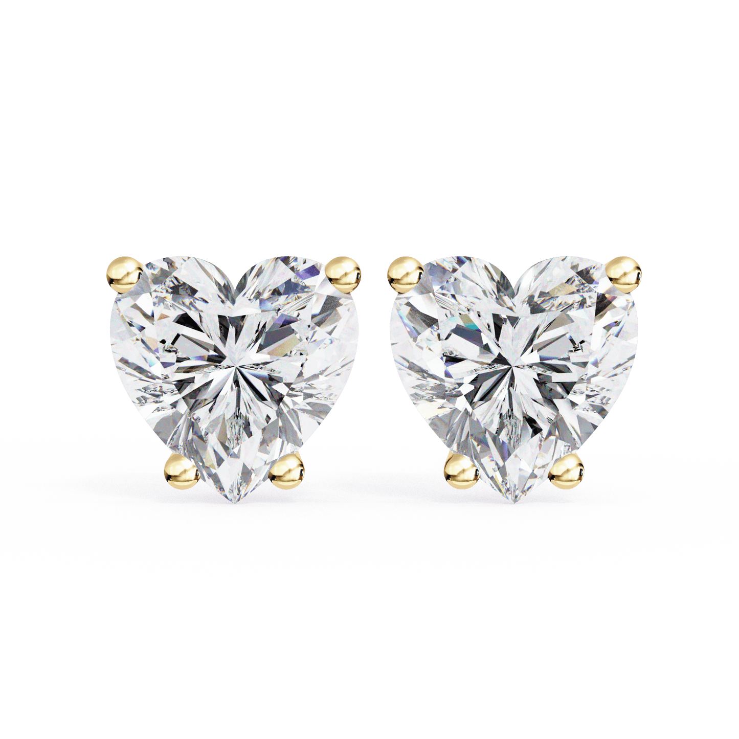 Aya- Classic Heart-Cut Studs