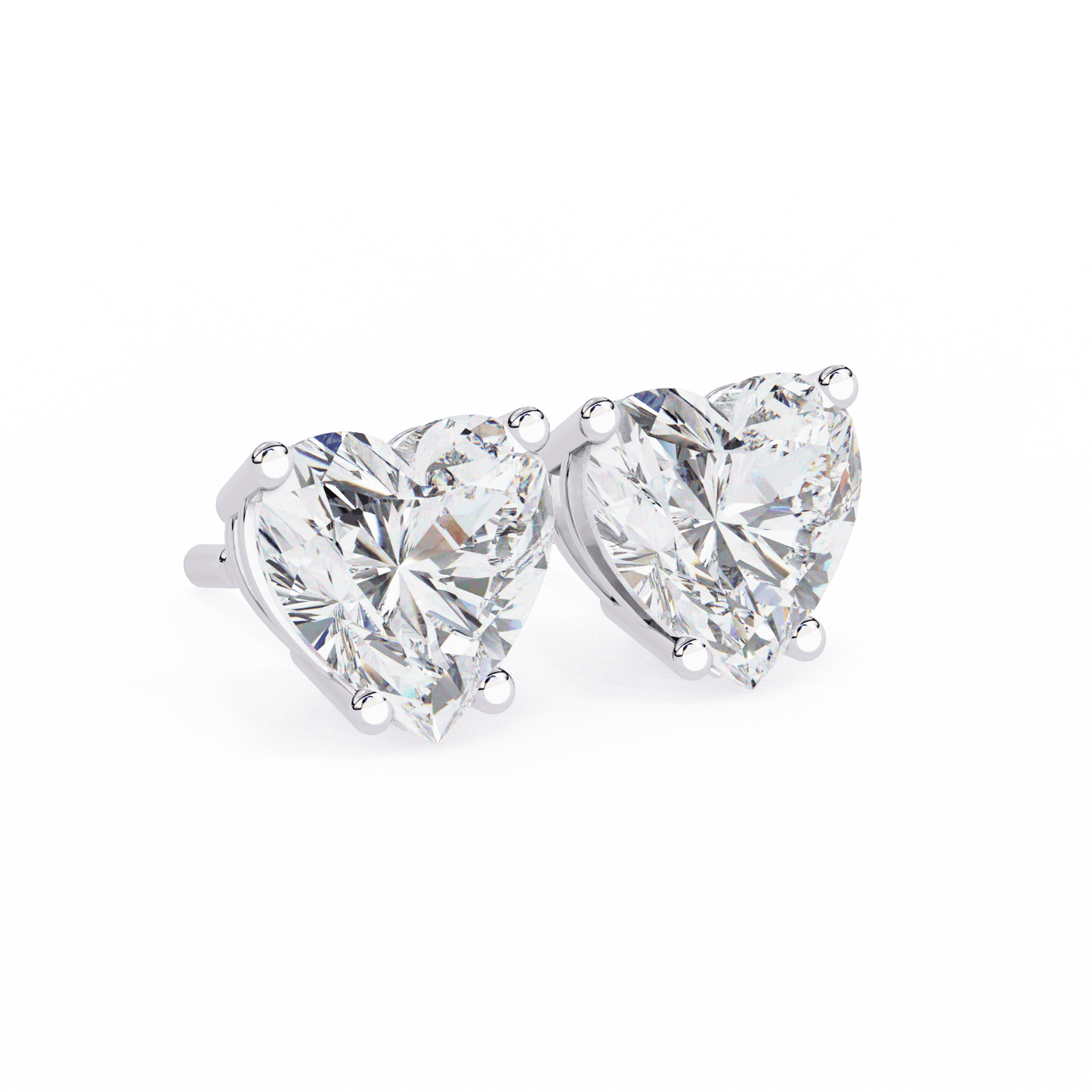 Aya- Classic Heart-Cut Studs