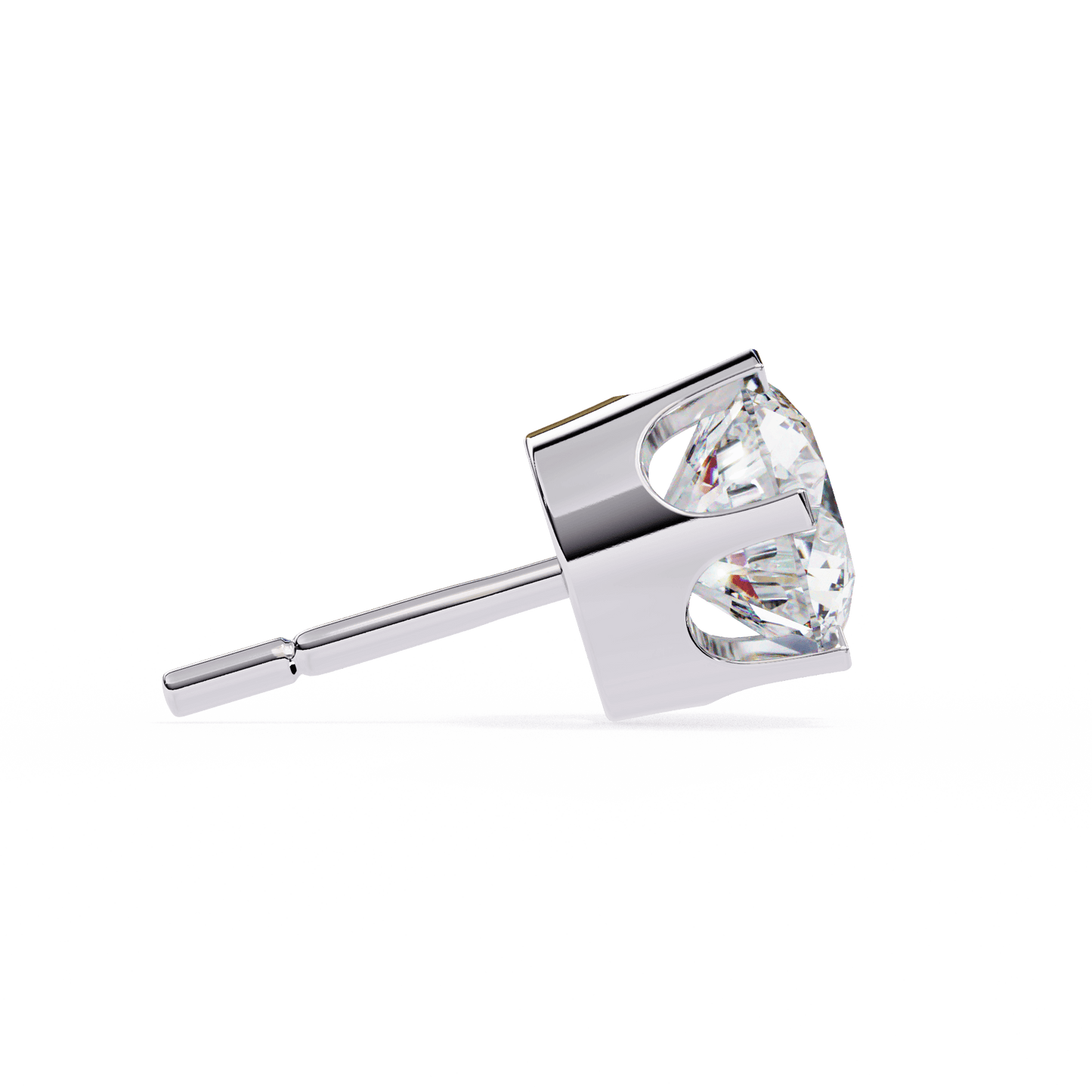 Freja – Classic 6-Prong Round Diamond Studs
