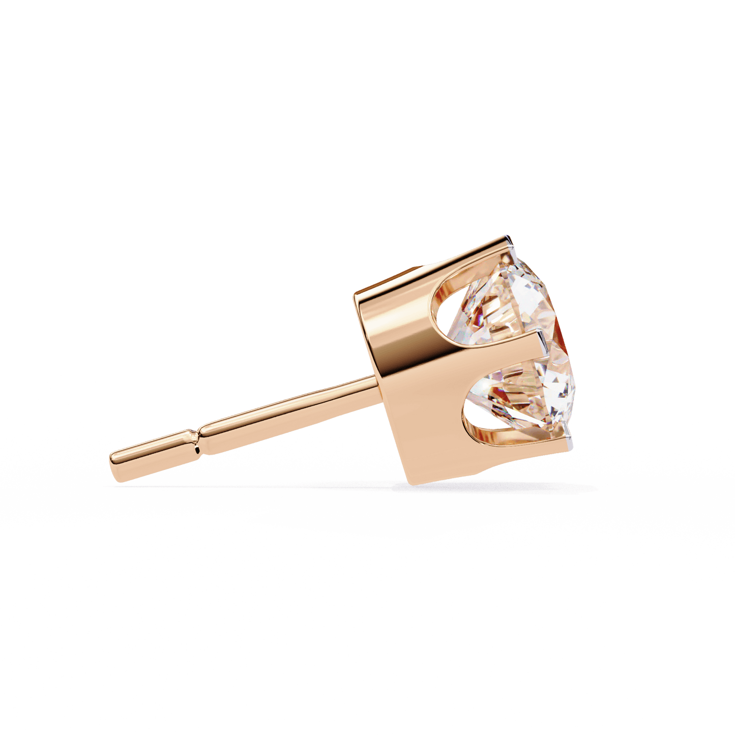 Freja – Classic 6-Prong Round Diamond Studs