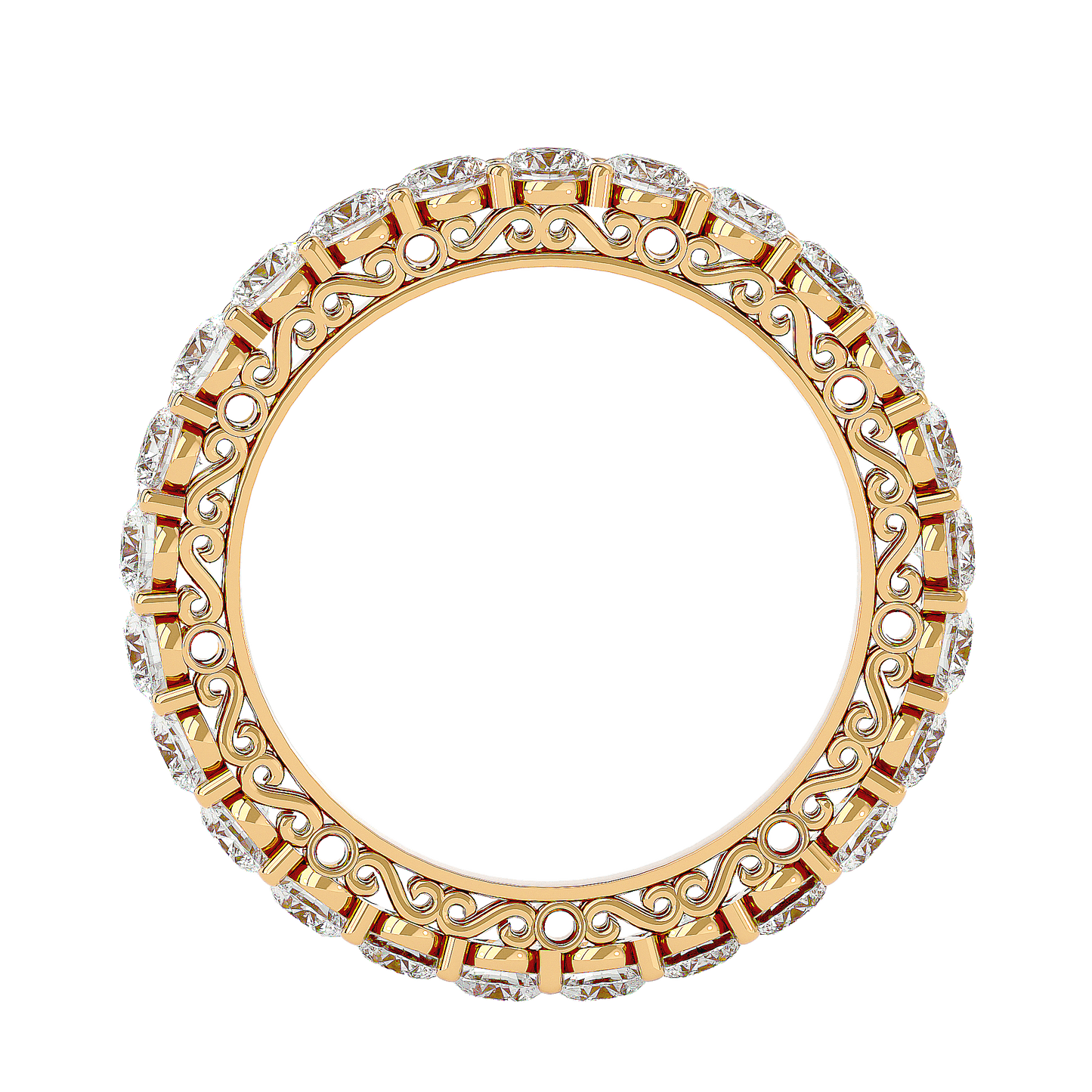 Clara – The Vintage Filigree Eternity Band