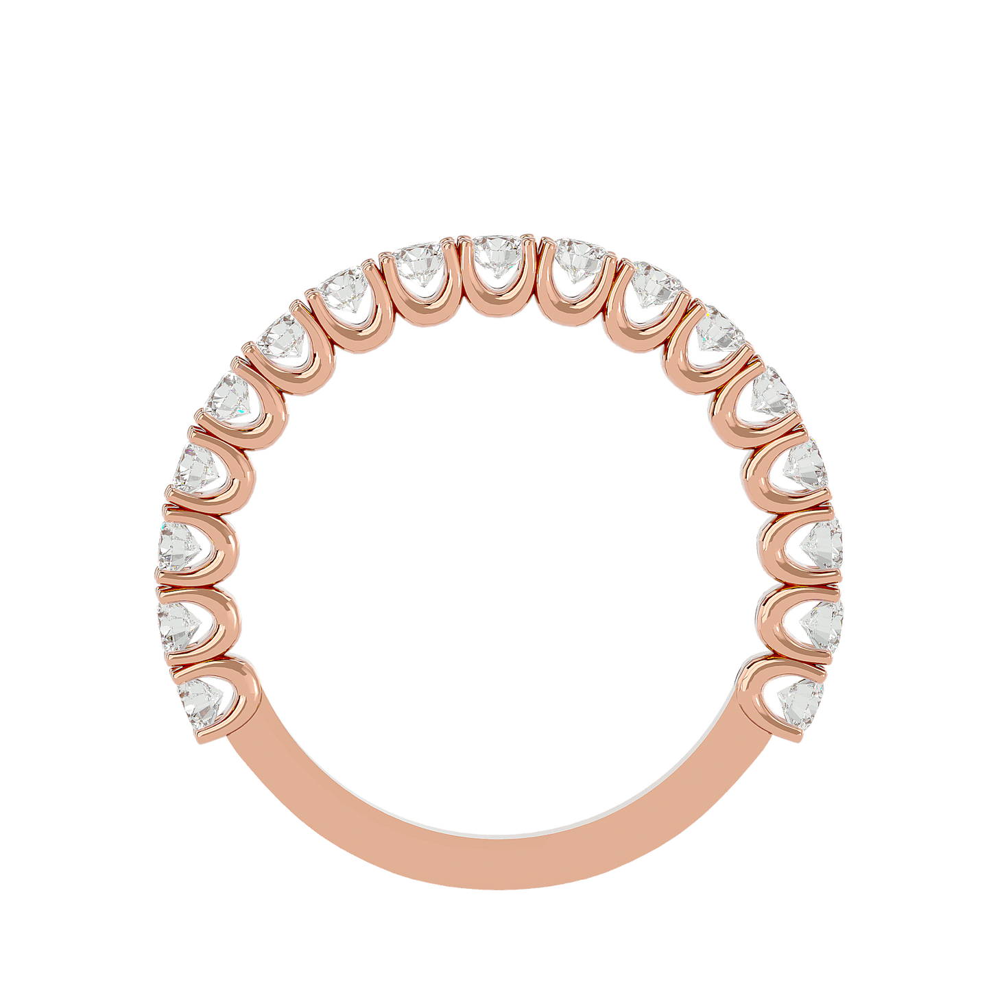 Juliana – The U-Prong ¾ Eternity Band
