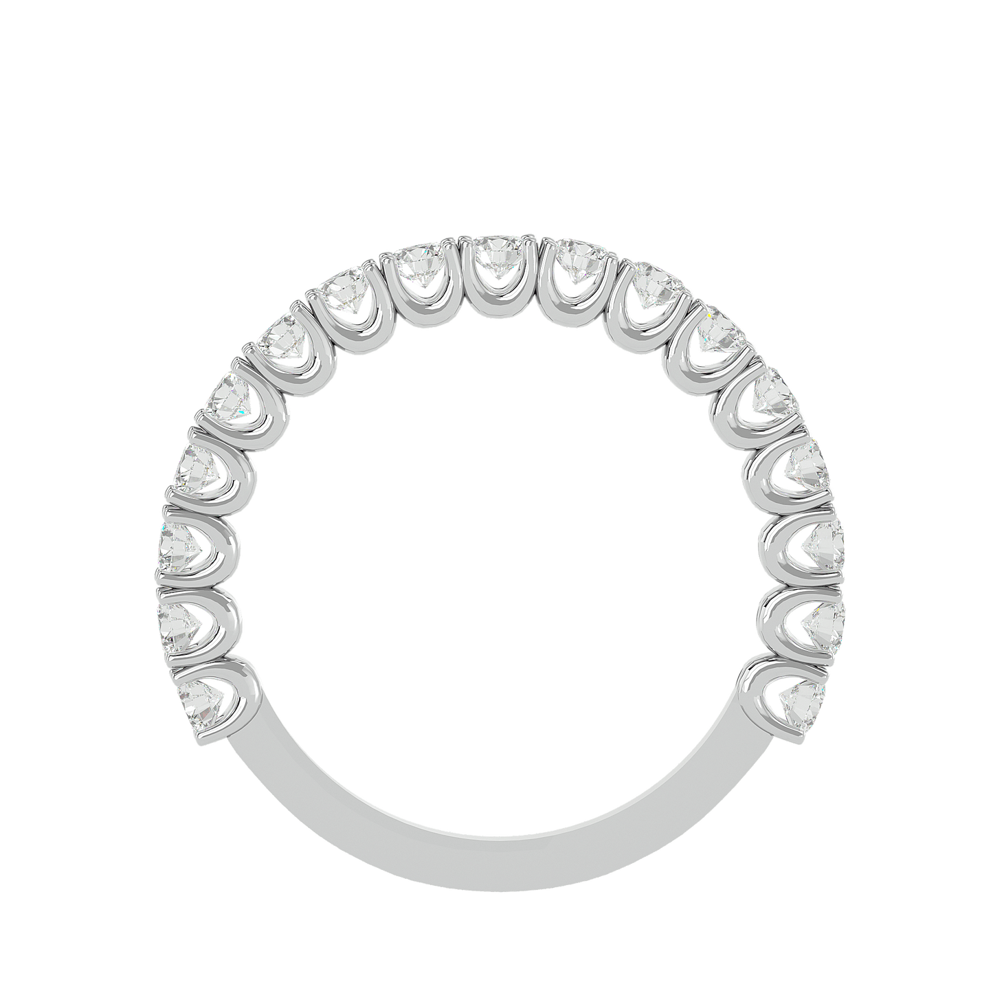 Juliana – The U-Prong ¾ Eternity Band