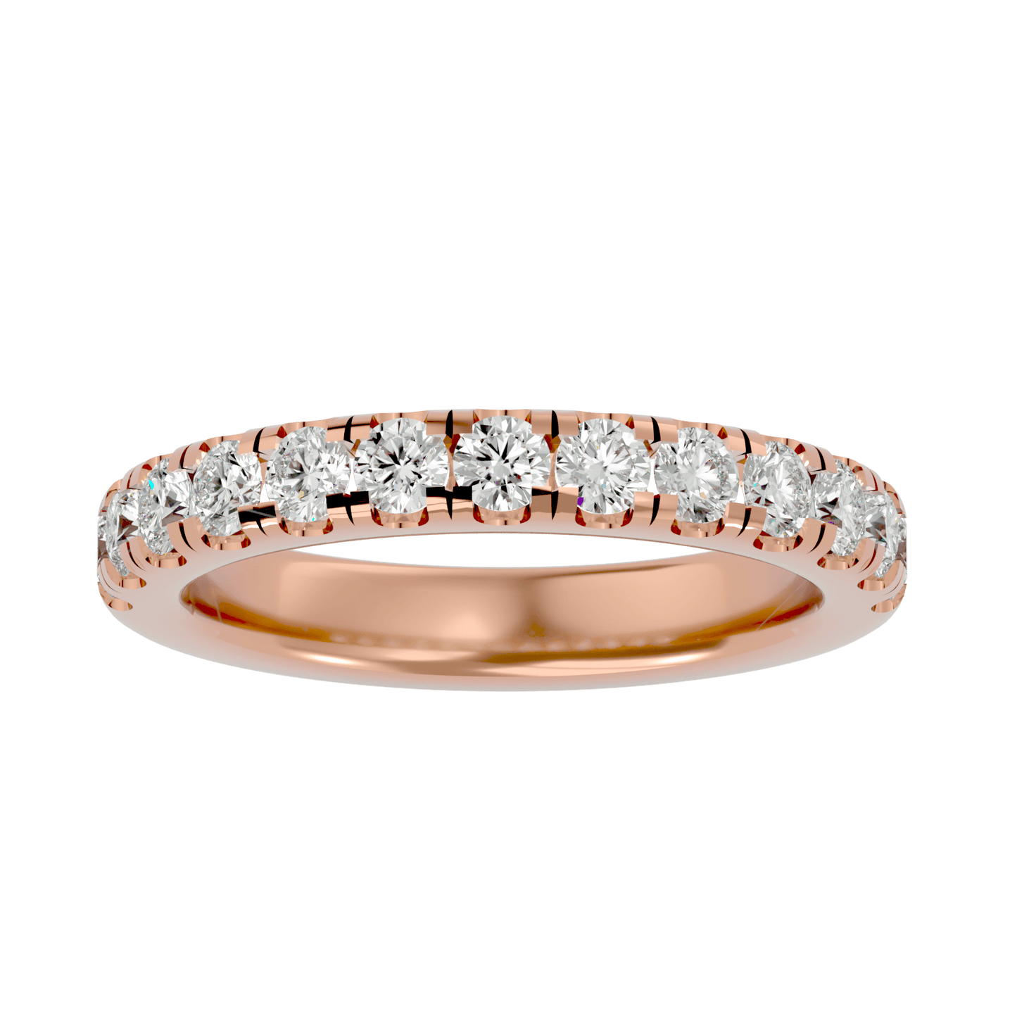 Marina- The Half Pavé Diamond Band