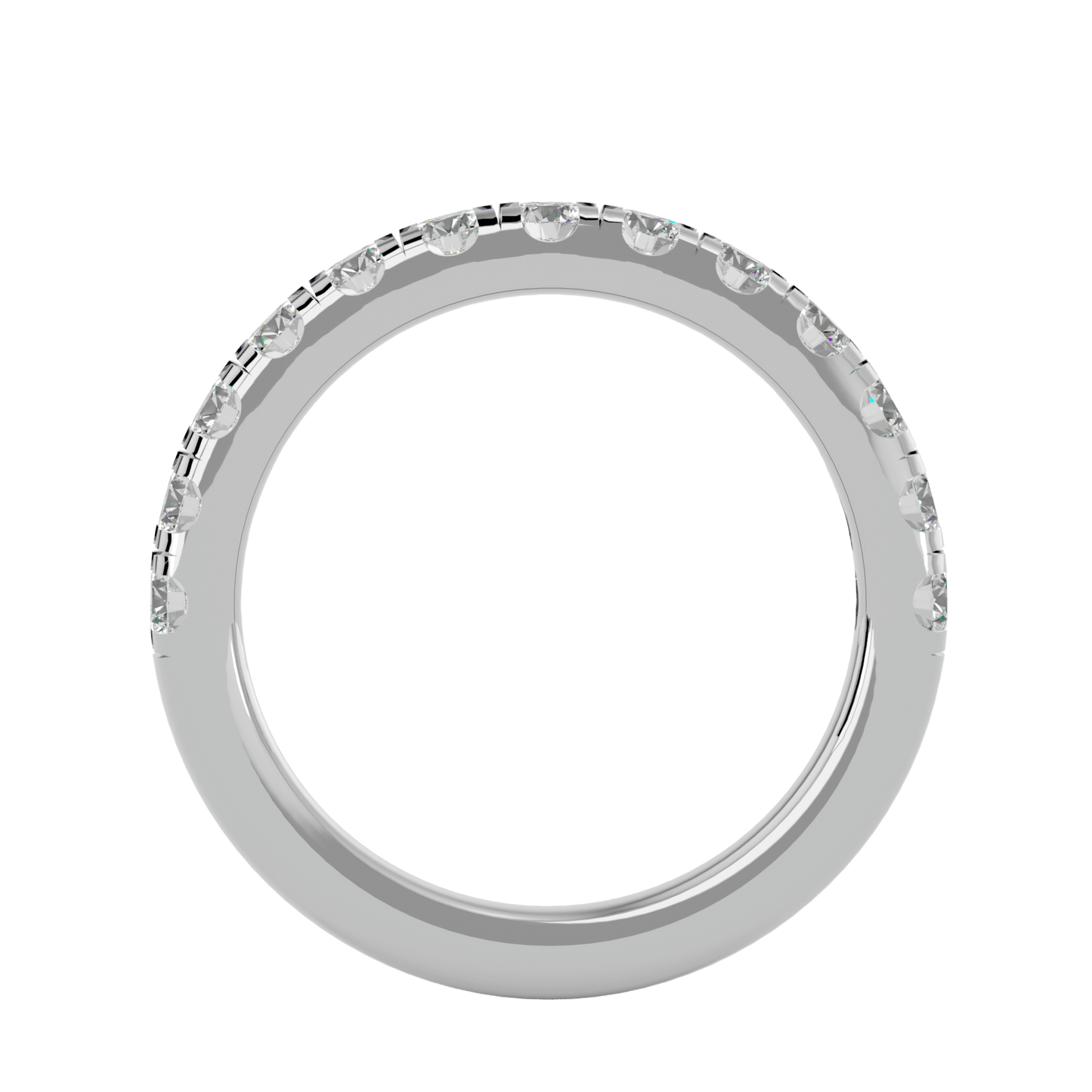 Marina- The Half Pavé Diamond Band