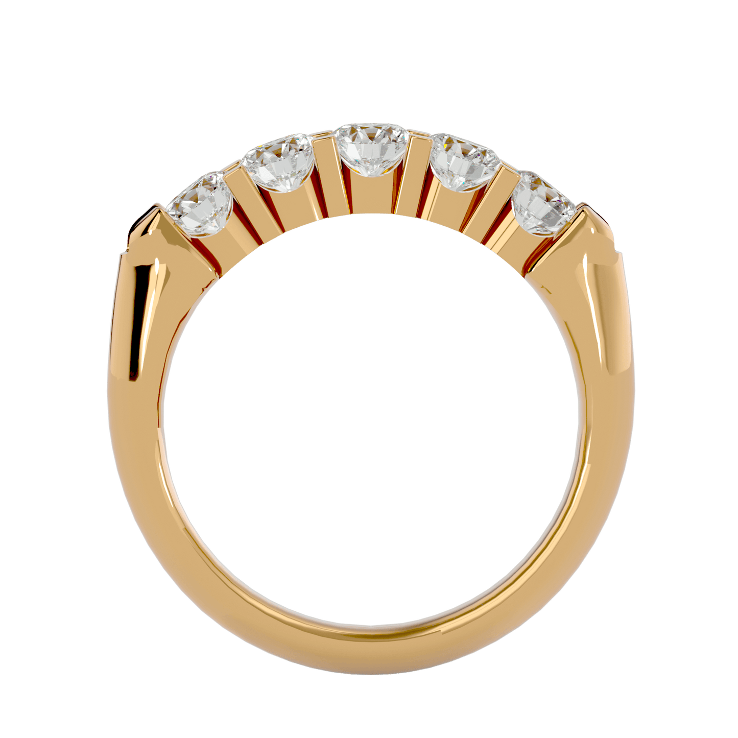 Mirabelle – The Five-Stone U-Prong Band