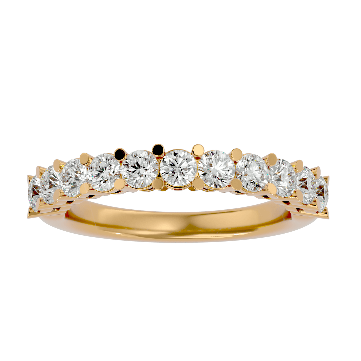 Ocean – Half-Eternity Basket Set Diamond Band
