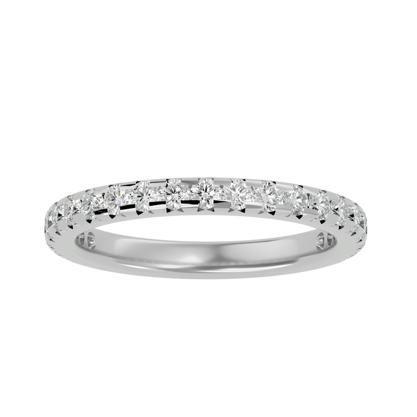 Renata – 3/4 Pavé Eternity Diamond Band