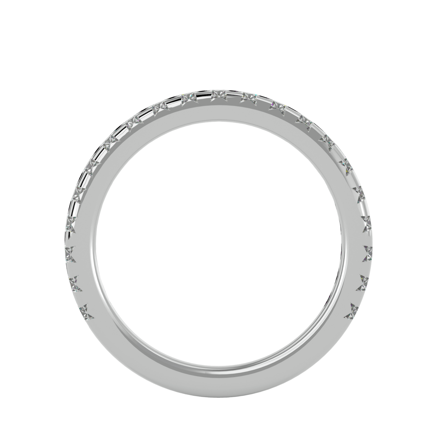 Renata – 3/4 Pavé Eternity Diamond Band