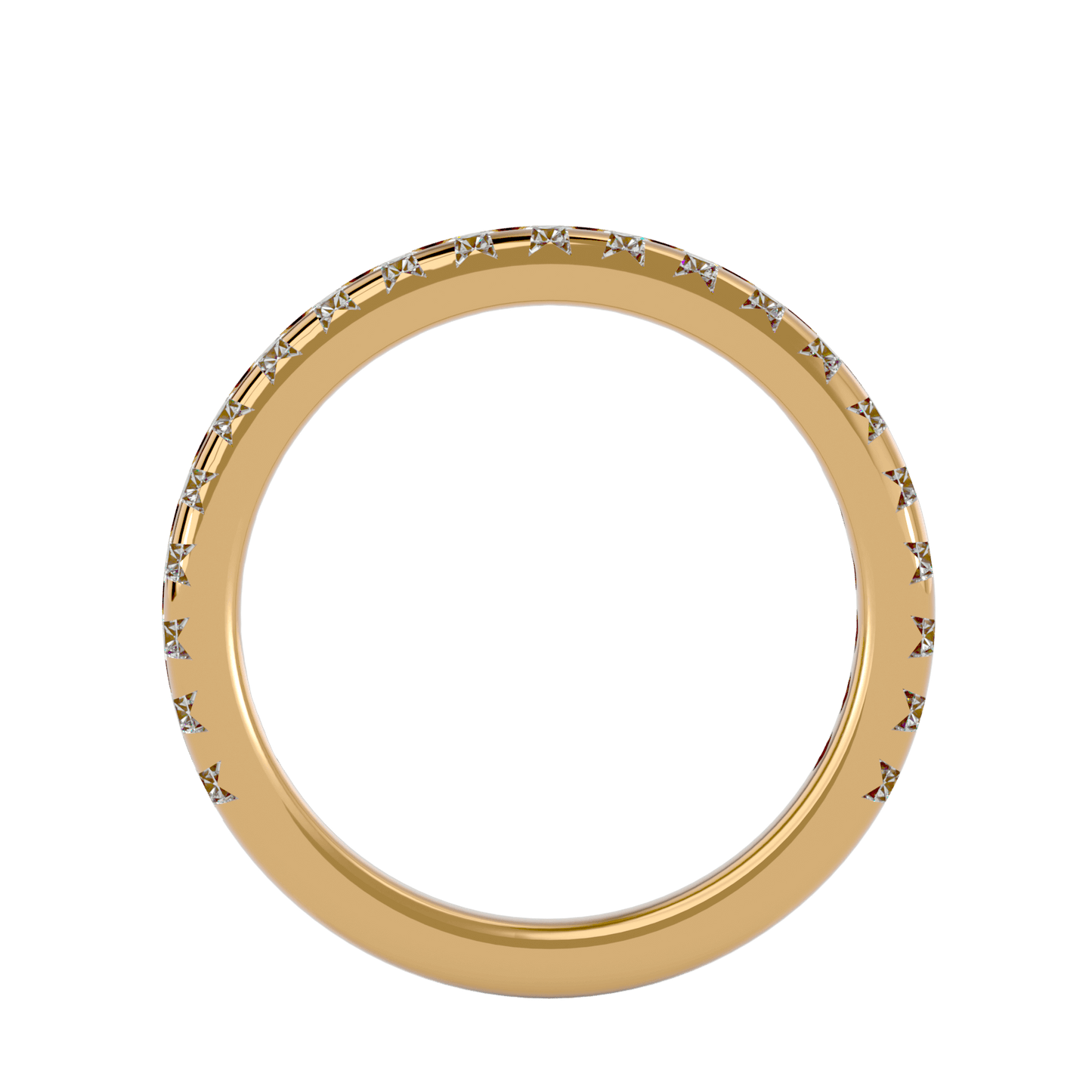 Renata – 3/4 Pavé Eternity Diamond Band