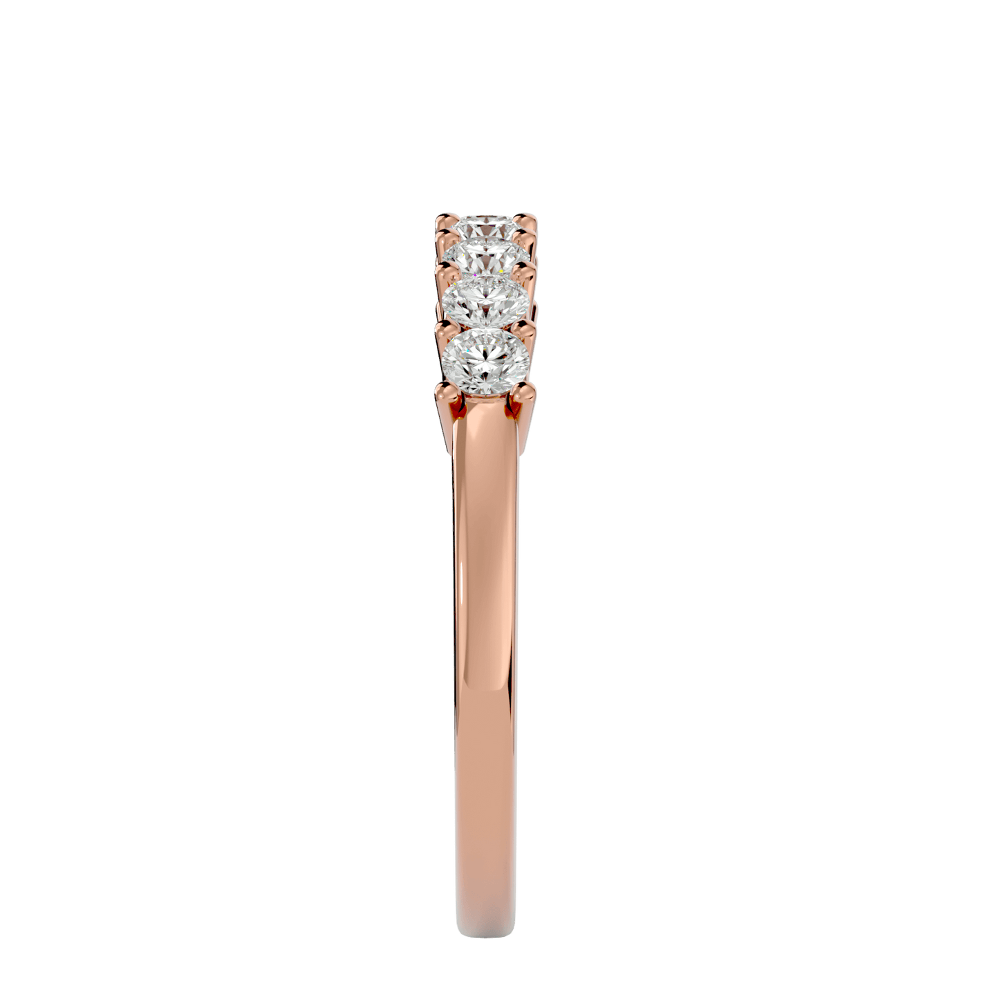 Fawn – Seven-Stone Basket Set Diamond Band