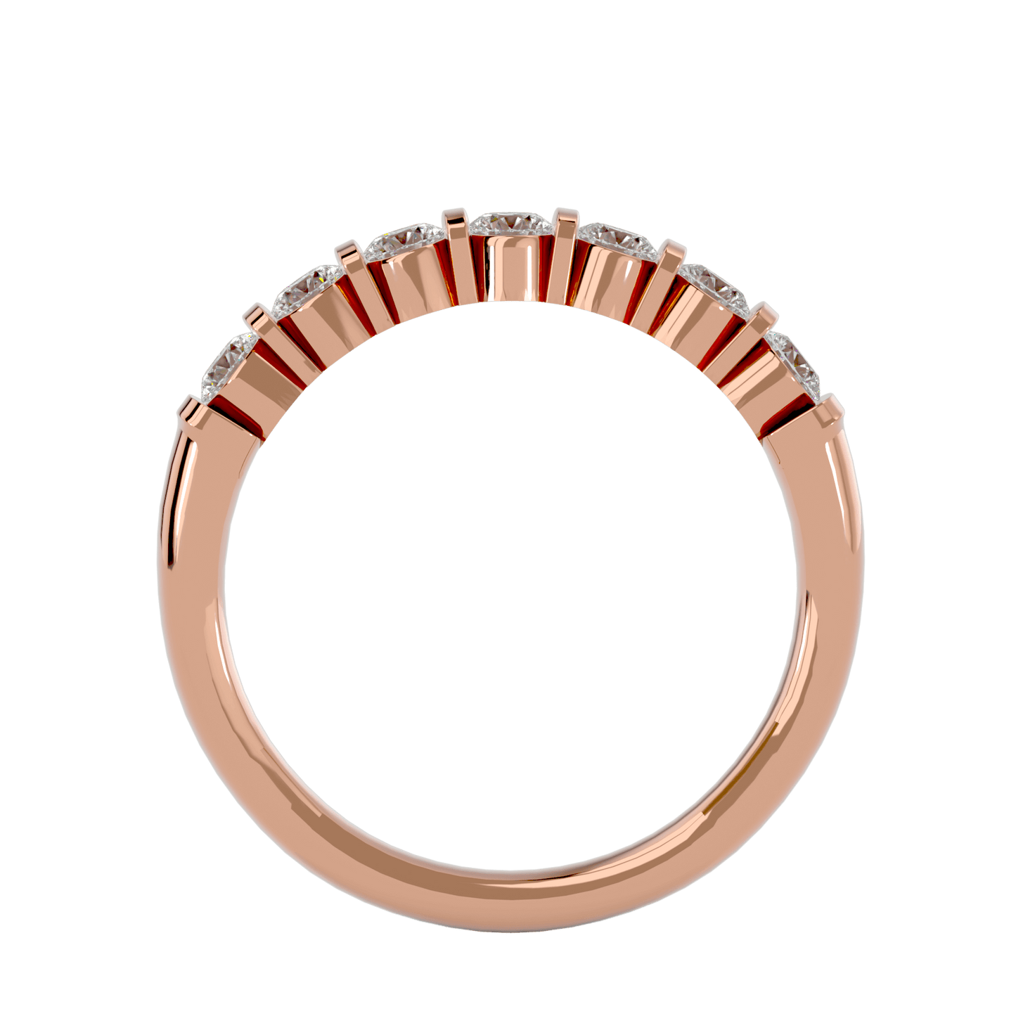Kiera – Seven-Stone Bar Set Diamond Band