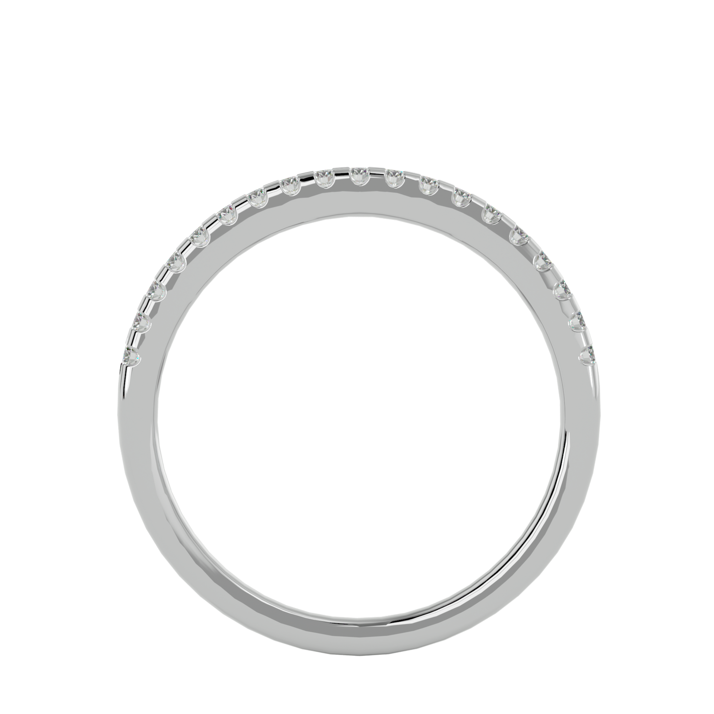 Marlina- The Half Pavé Diamond Band