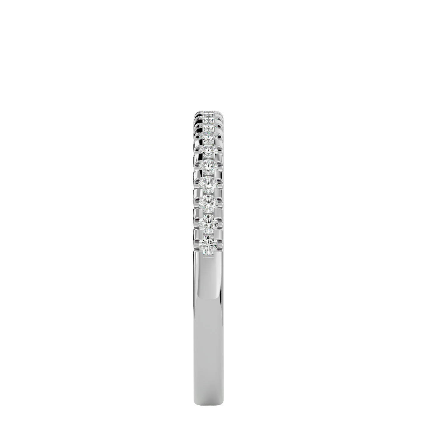 Marlina- The Half Pavé Diamond Band