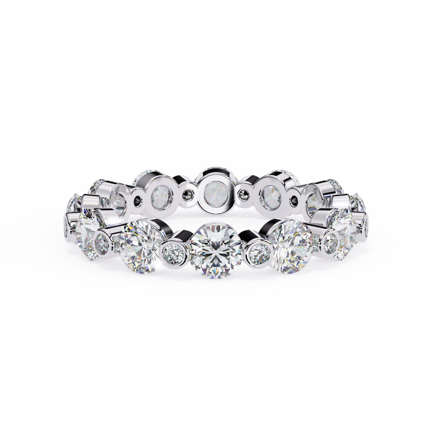 Paloma – Shared Prong Diamond Eternity Band