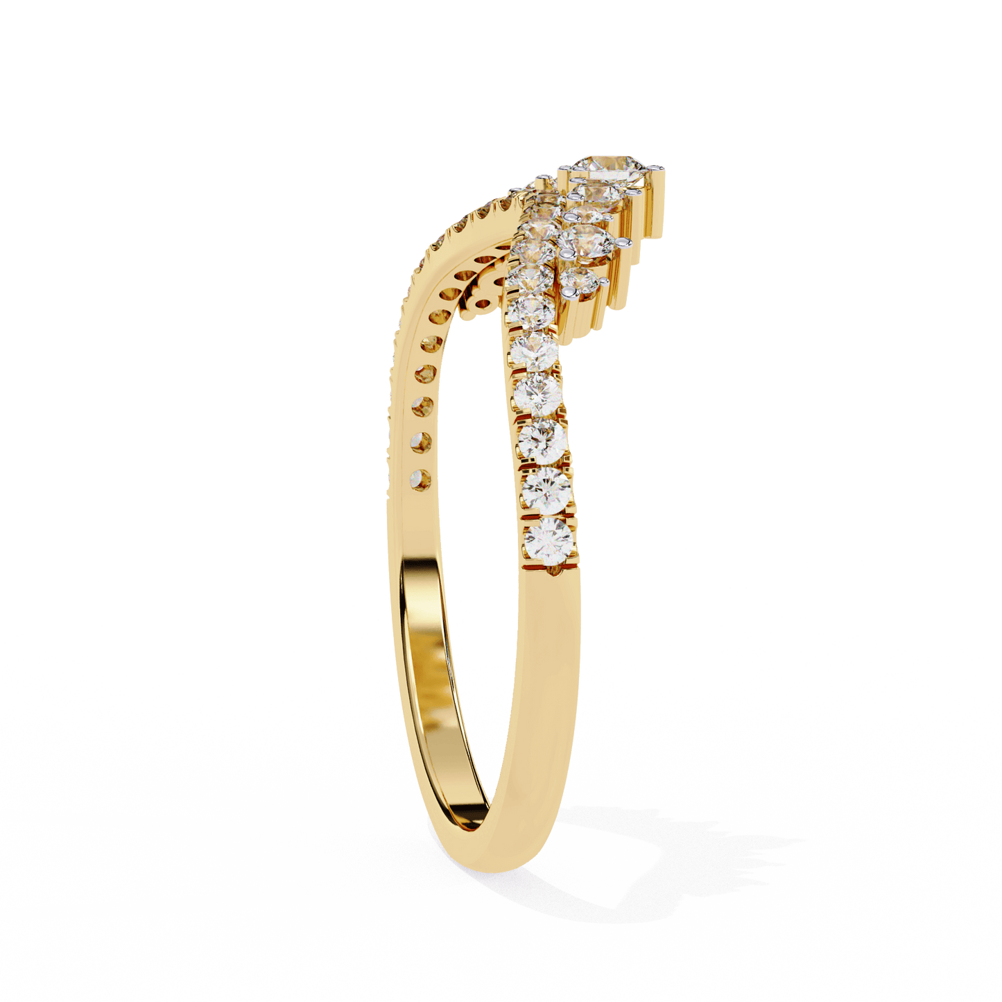 Genevieve – Shaped Diamond Tiara Band