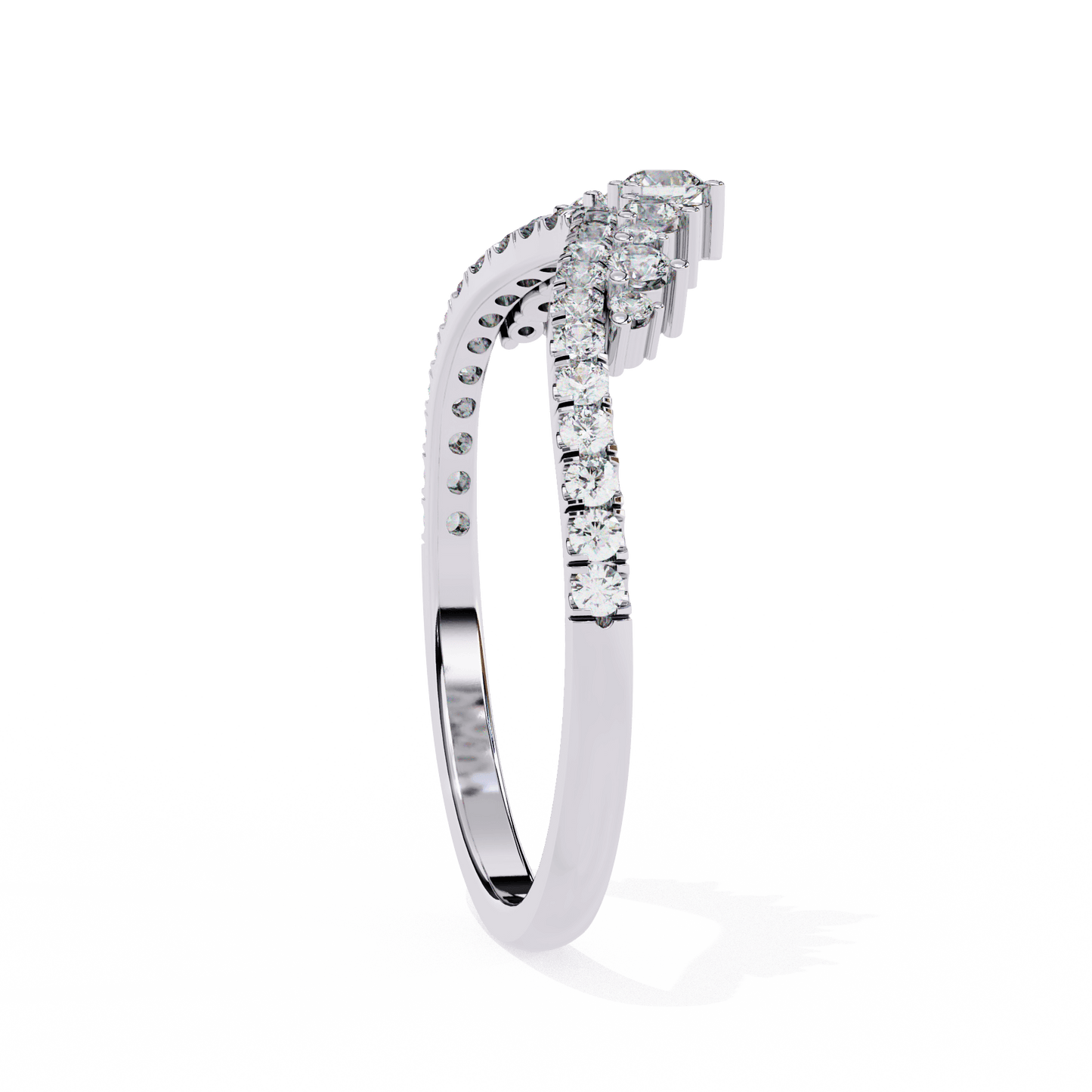 Genevieve – Shaped Diamond Tiara Band