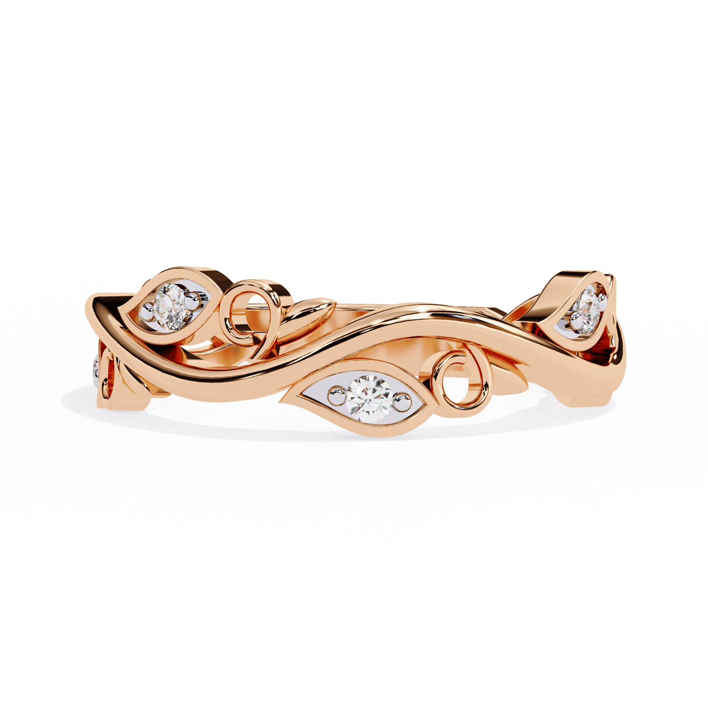 Vinyet – Vine-Inspired Diamond Band