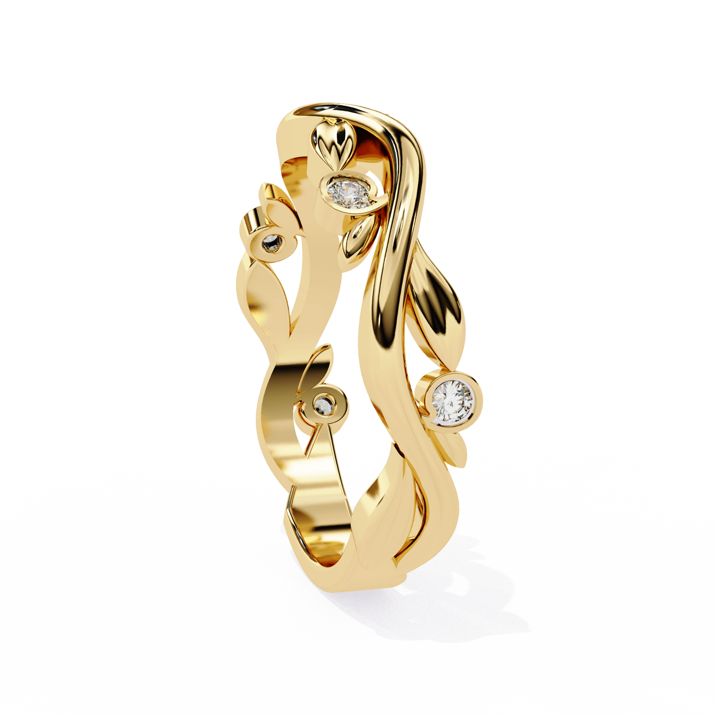 Blossom – Vine-Inspired Diamond Band