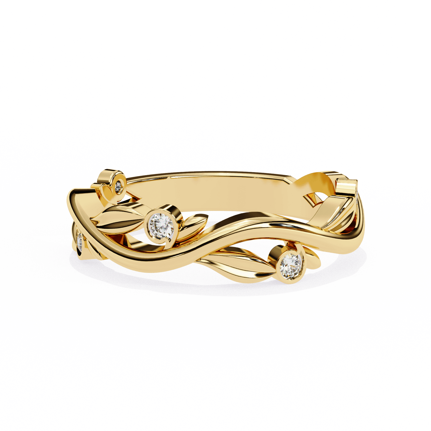 Blossom – Vine-Inspired Diamond Band