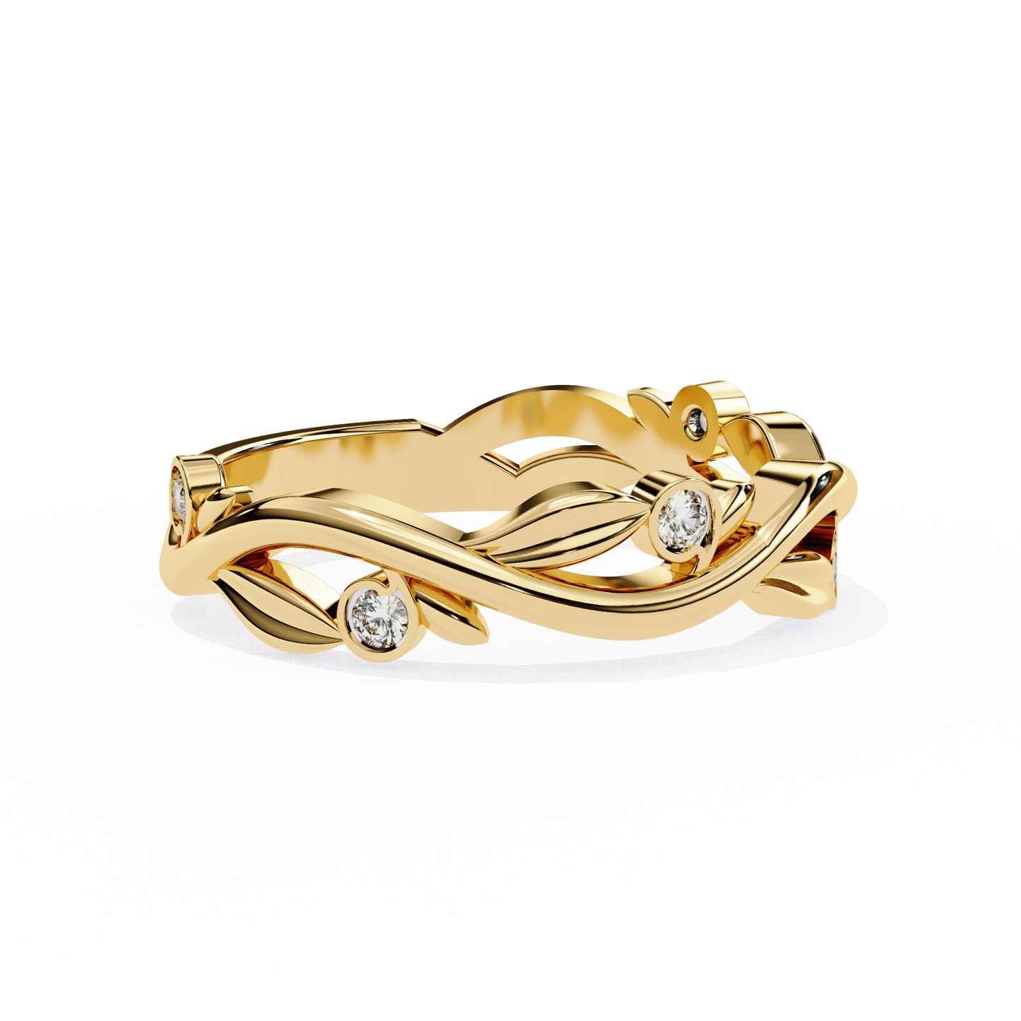 Blossom – Vine-Inspired Diamond Band
