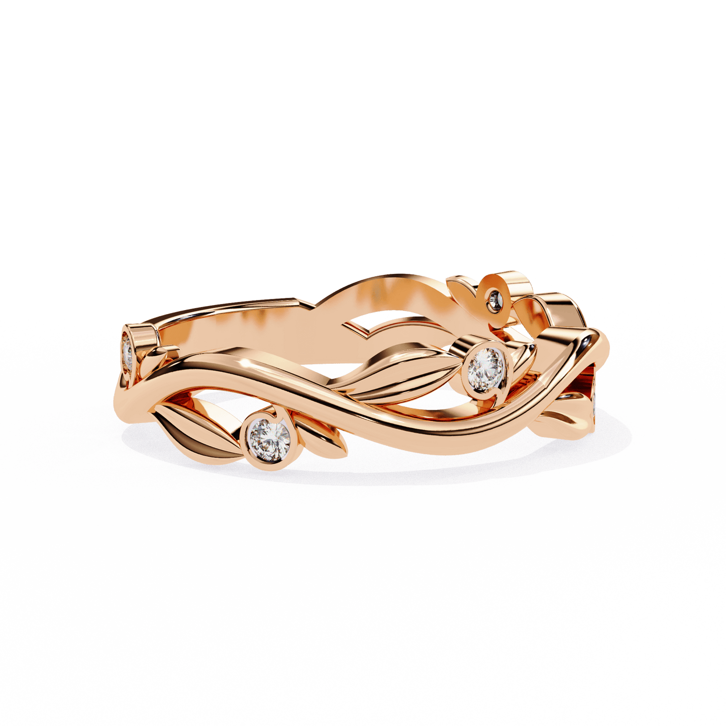 Blossom – Vine-Inspired Diamond Band