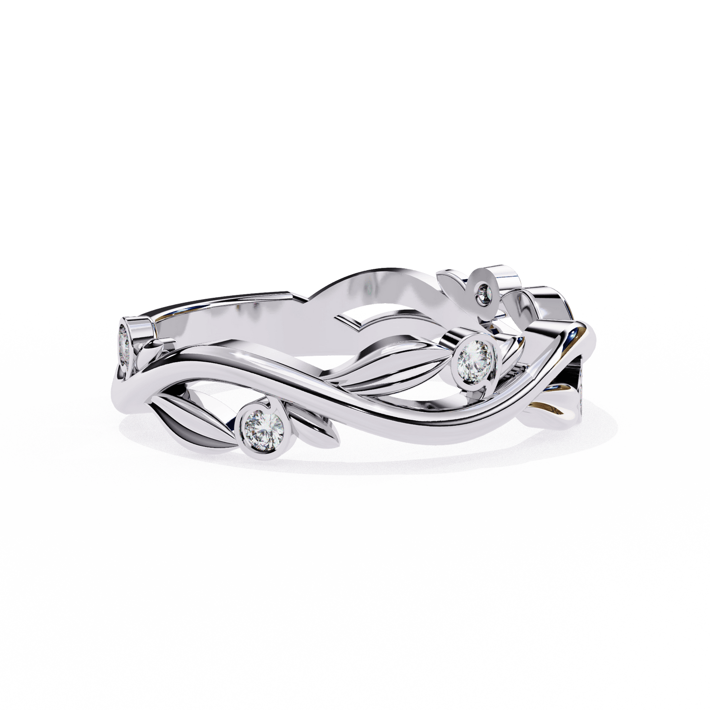 Blossom – Vine-Inspired Diamond Band