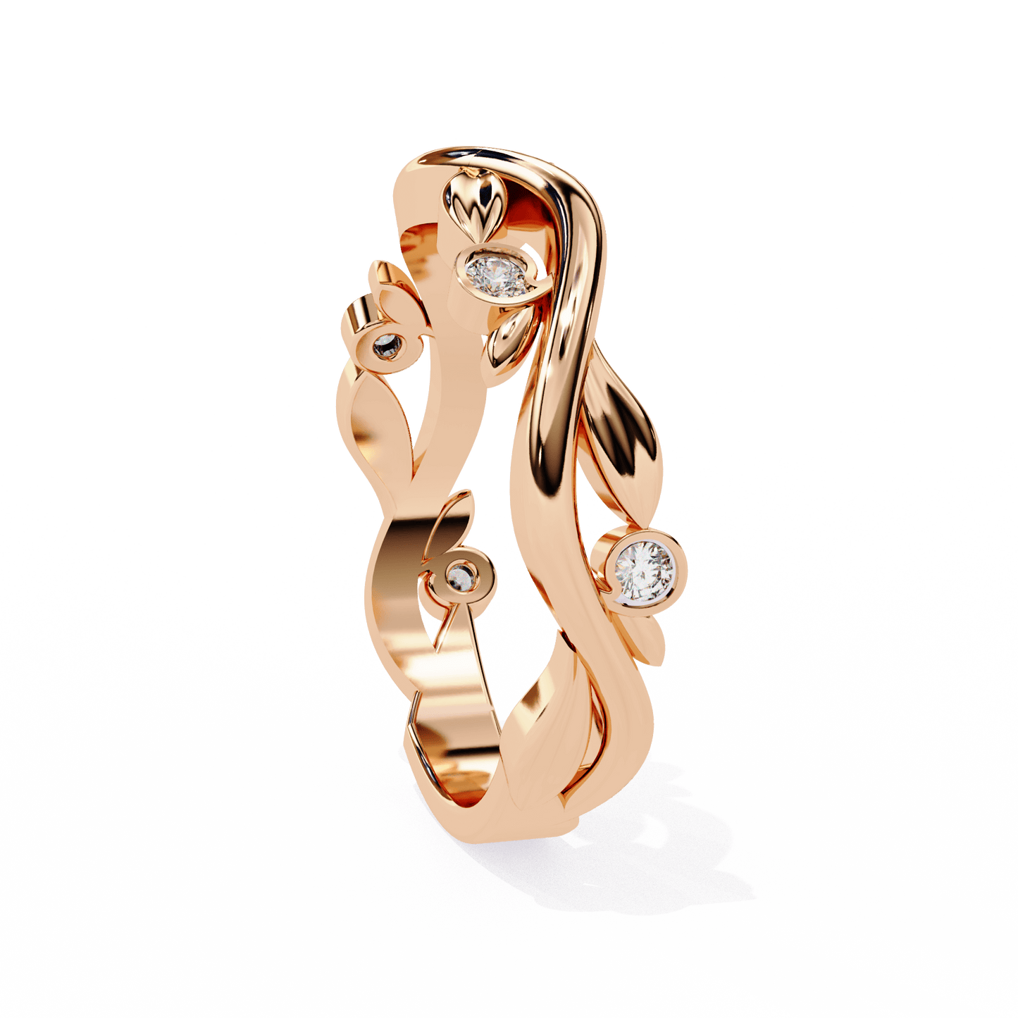 Blossom – Vine-Inspired Diamond Band
