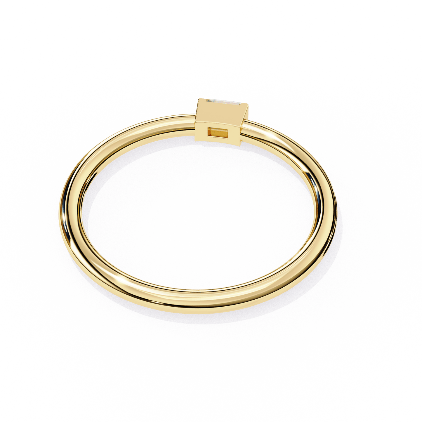 Holly – Baguette Solitaire Ring