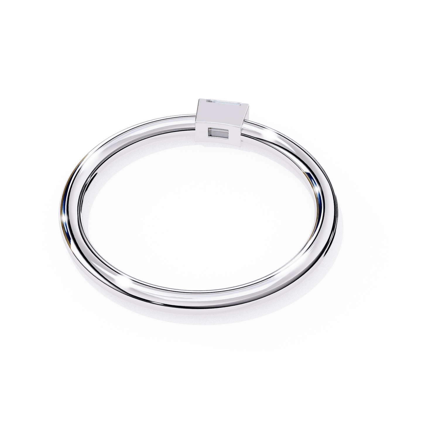 Holly – Baguette Solitaire Ring