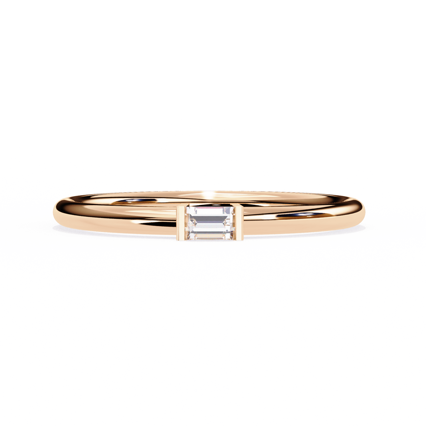 Holly – Baguette Solitaire Ring