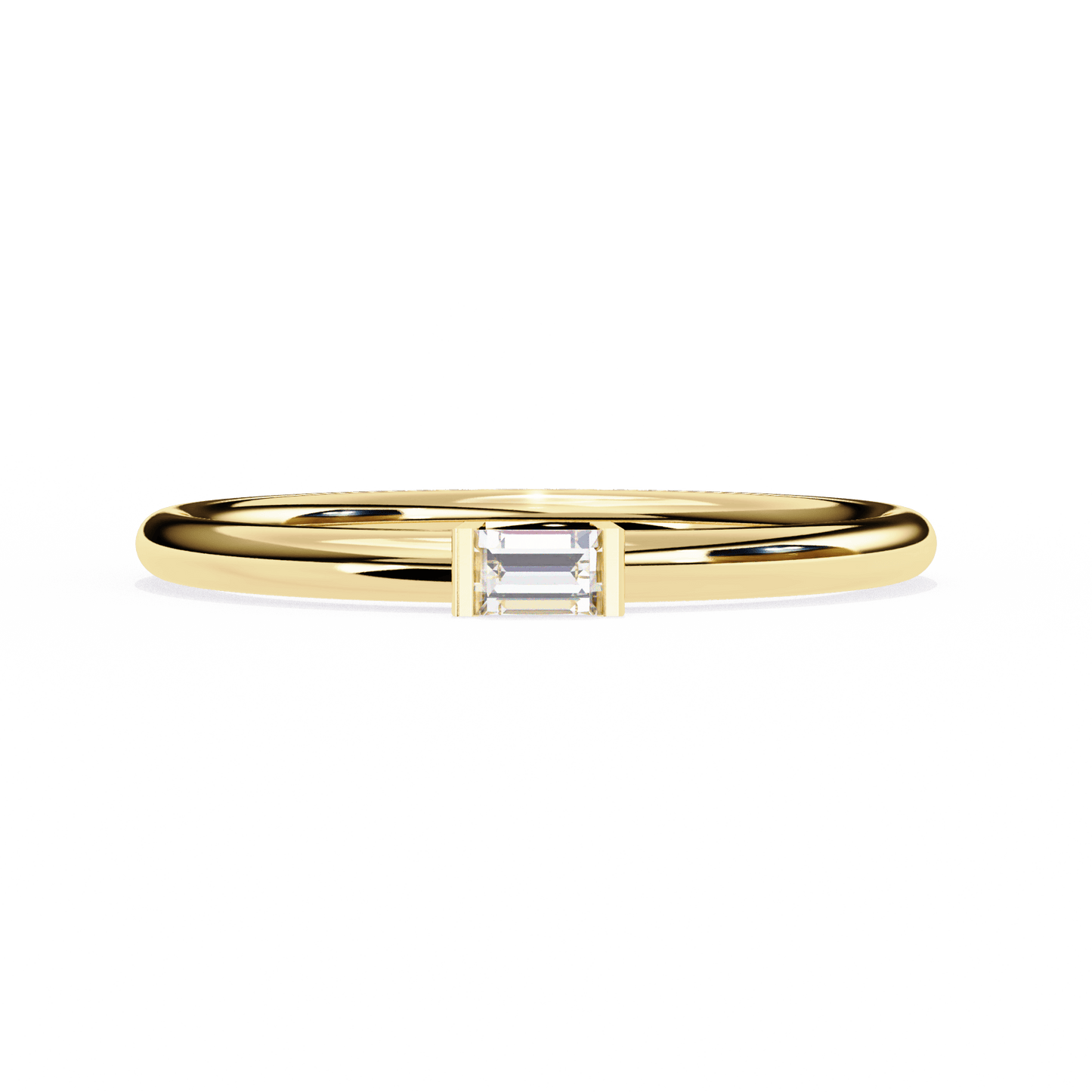 Holly – Baguette Solitaire Ring