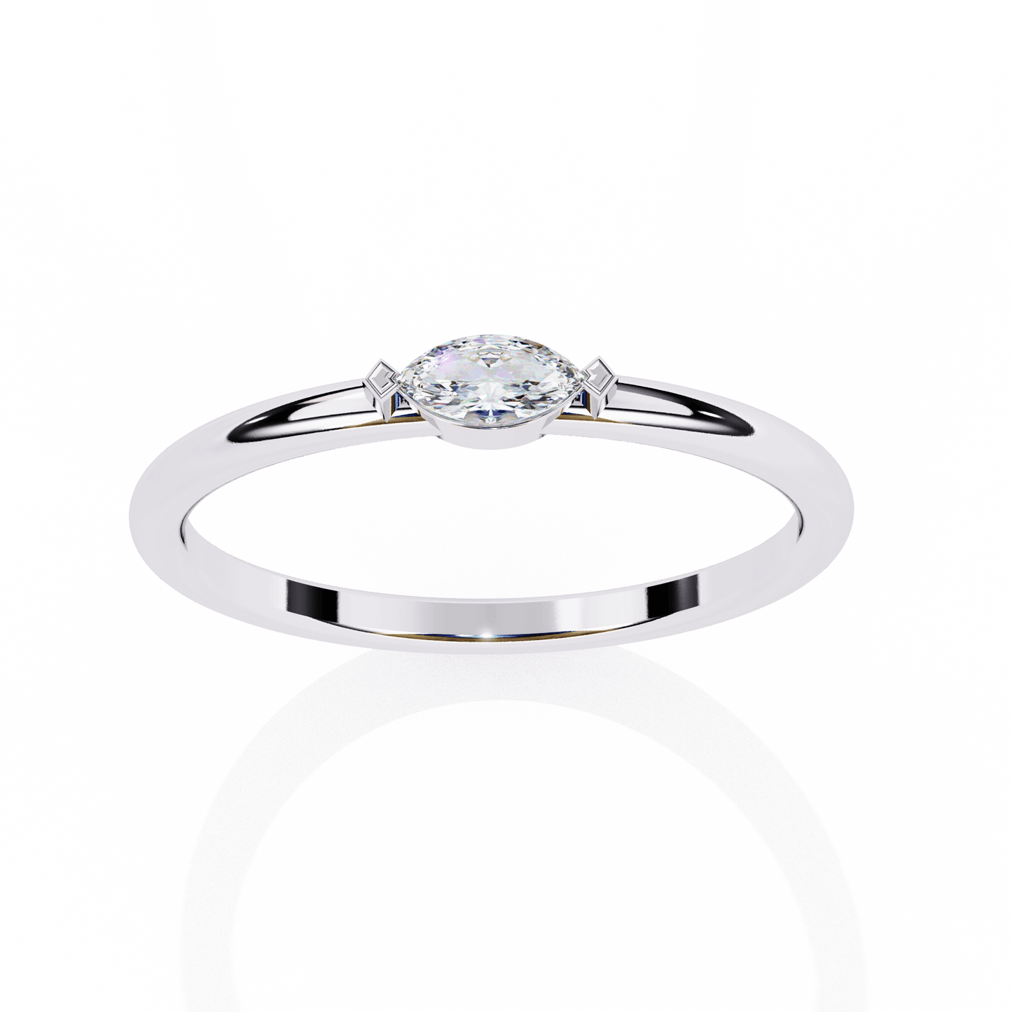 Harmony– Marquise Solitaire Ring