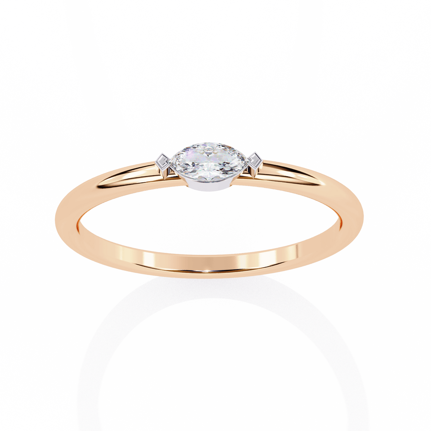 Harmony– Marquise Solitaire Ring