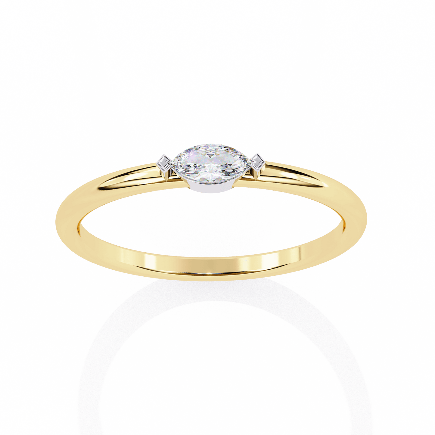 Harmony– Marquise Solitaire Ring