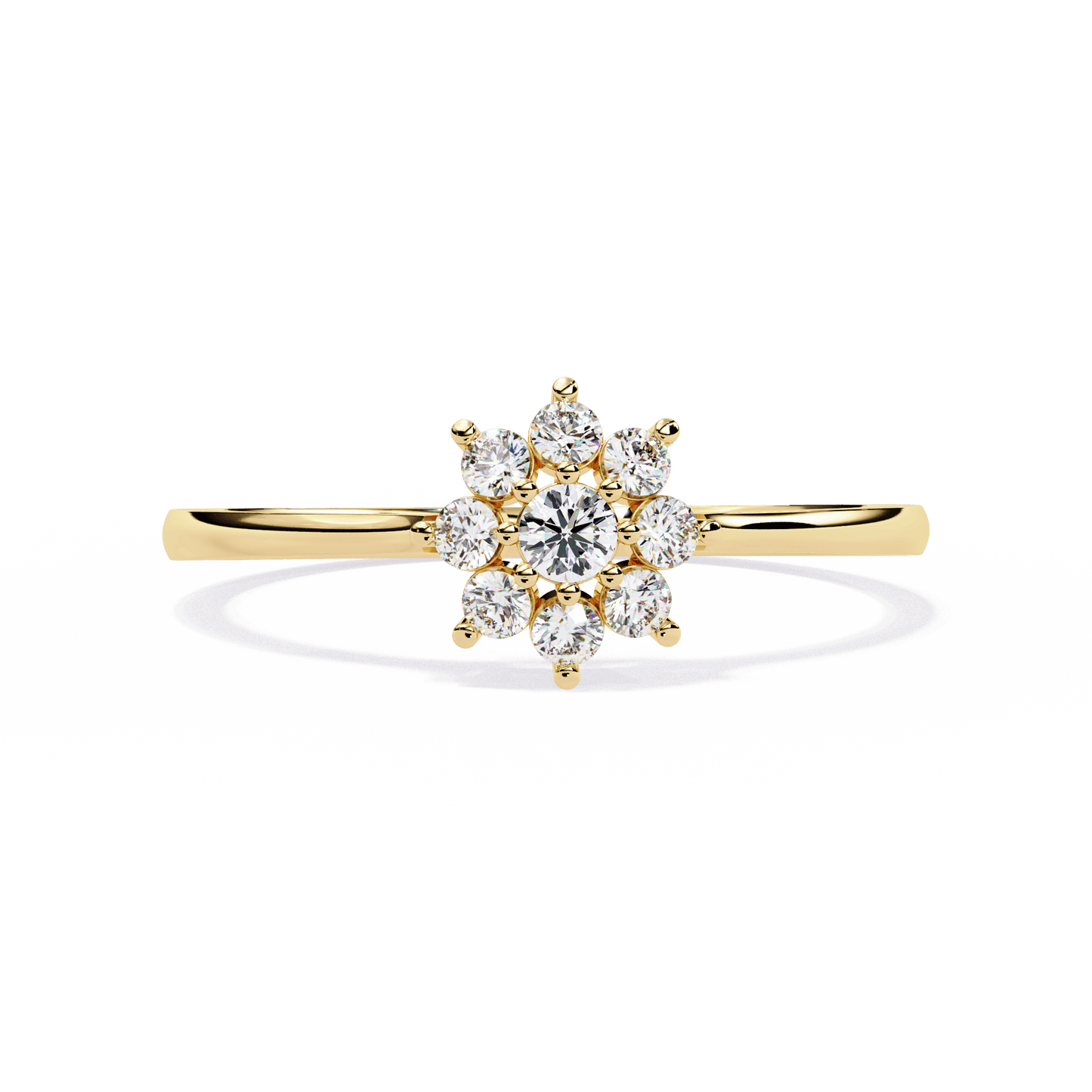 Dawn – Diamond Floral Cluster Ring