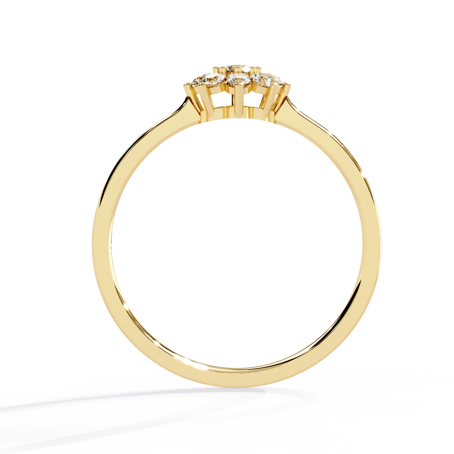 Dawn – Diamond Floral Cluster Ring