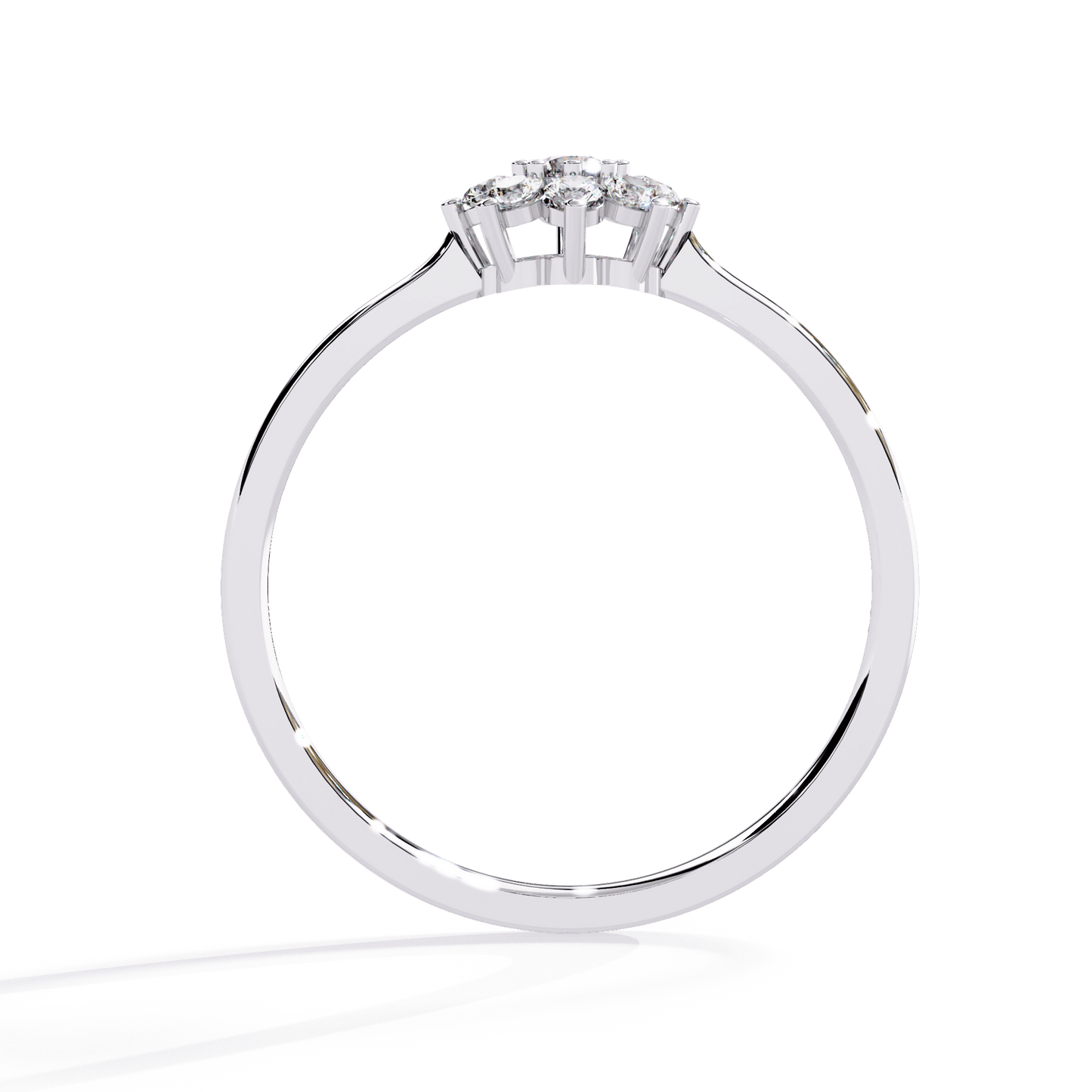 Dawn – Diamond Floral Cluster Ring
