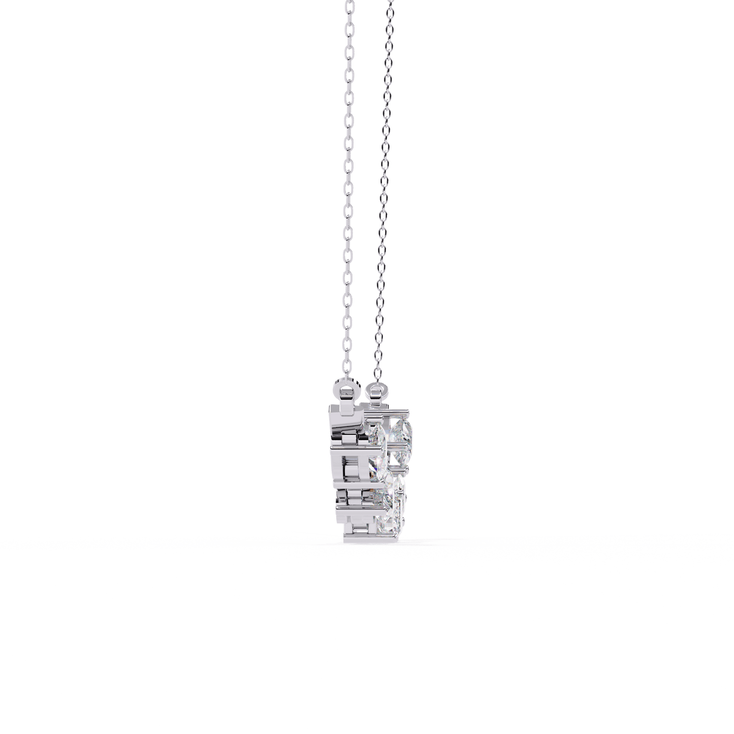 Quinn – Mixed-Cut Certified Diamond Necklace