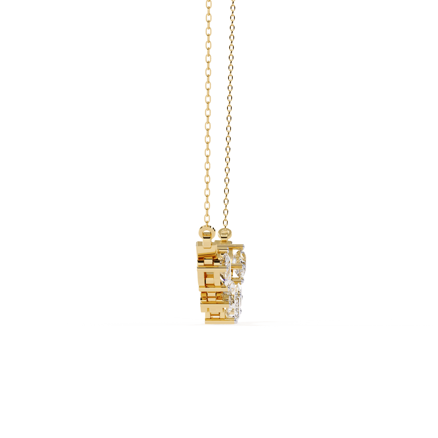 Quinn – Mixed-Cut Certified Diamond Necklace