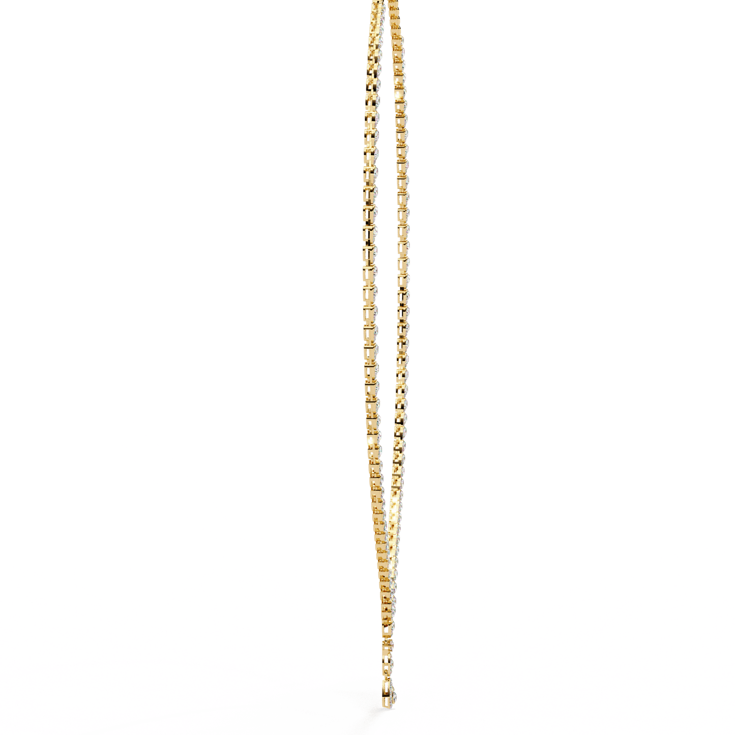 Andromeda – Illusion Pear Drop Tennis Necklace